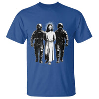 Jesus Arrested Parody T Shirt Funny Immigrant Rights Political Protest