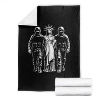 Statue Of Liberty Arrested Throw Blanket Funny Immigrant Rights Political Protest