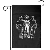 Statue Of Liberty Arrested Garden Flag Funny Immigrant Rights Political Protest