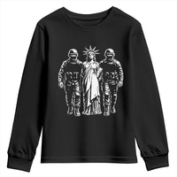 Statue Of Liberty Arrested Youth Sweatshirt Funny Immigrant Rights Political Protest