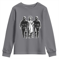 Statue Of Liberty Arrested Youth Sweatshirt Funny Immigrant Rights Political Protest