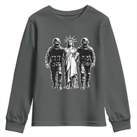 Statue Of Liberty Arrested Youth Sweatshirt Funny Immigrant Rights Political Protest