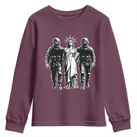 Statue Of Liberty Arrested Youth Sweatshirt Funny Immigrant Rights Political Protest
