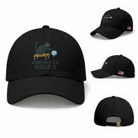 Chinga La Migra Baseball Cap Funny Immigration Rights Cat Political