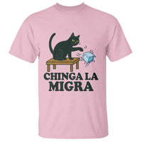 Chinga La Migra T Shirt Funny Immigration Rights Cat Political