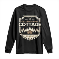 I Am Coming To The Cottage Long Sleeve Shirt Funny Romance Hockey