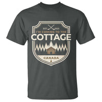 I Am Coming To The Cottage T Shirt Funny Romance Hockey