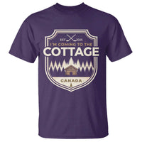I Am Coming To The Cottage T Shirt Funny Romance Hockey