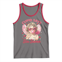 Funny 67 Valentines Day Tank Top Cupid Say Six Seven 67 Meme