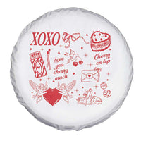Xoxo Valentines Day Spare Tire Cover Love You Cherry Much Vintage Coquette