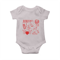 Xoxo Valentines Day Baby Onesie Love You Cherry Much Vintage Coquette