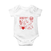 Xoxo Valentines Day Baby Onesie Love You Cherry Much Vintage Coquette