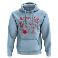 Xoxo Valentines Day Hoodie Love You Cherry Much Vintage Coquette
