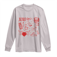 Xoxo Valentines Day Long Sleeve Shirt Love You Cherry Much Vintage Coquette