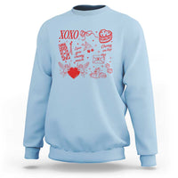 Xoxo Valentines Day Sweatshirt Love You Cherry Much Vintage Coquette