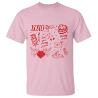 Xoxo Valentines Day T Shirt Love You Cherry Much Vintage Coquette