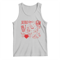Xoxo Valentines Day Tank Top Love You Cherry Much Vintage Coquette