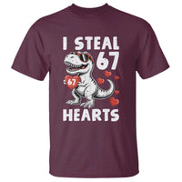 Funny I Steal 67 Hearts Valentines Day Six Seven Meme T Shirt