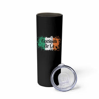 Tiocfaidh Ar La Skinny Tumbler Vintage Irish Ireland Flag