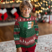 Tiocfaidh Ar La Knitted Sweatshirt Vintage Irish Ireland Flag - Wonder Print Shop