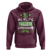 Funny World's Tallest Leprechaun St Patrick's Day Hoodie Shamrock