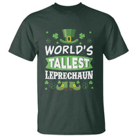 Funny World's Tallest Leprechaun St Patrick's Day T Shirt Shamrock