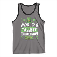 Funny World's Tallest Leprechaun St Patrick's Day Tank Top Shamrock