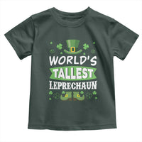 Funny World's Tallest Leprechaun St Patrick's Day Toddler T Shirt Shamrock