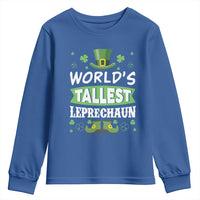 Funny World's Tallest Leprechaun St Patrick's Day Youth Sweatshirt Shamrock