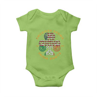 American Grown With Irish Roots Baby Onesie Irish American Shamrock