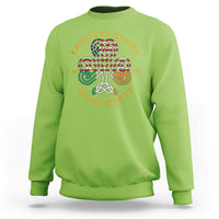 American Grown With Irish Roots Sweatshirt Irish American Shamrock