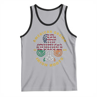 American Grown With Irish Roots Tank Top Irish American Shamrock