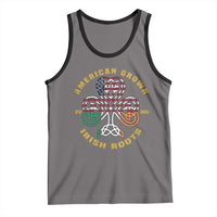 American Grown With Irish Roots Tank Top Irish American Shamrock