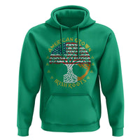 American Grown With Irish Roots Hoodie Irish American Tree
