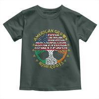 American Grown With Irish Roots Toddler T Shirt Irish American Tree