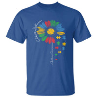 Autism Awareness Celebrate Differences T Shirt Sunflower Puzzle Pieces