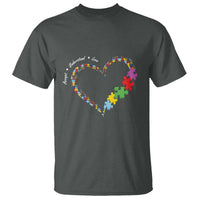 Autism Awareness Accept Understand Love T Shirt Love Heart Puzzle Pieces