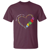 Autism Awareness Accept Understand Love T Shirt Love Heart Puzzle Pieces