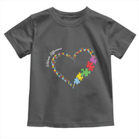 Autism Awareness Celebrate Differences Toddler T Shirt Love Heart Puzzle Pieces