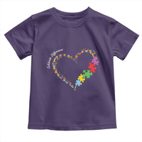 Autism Awareness Celebrate Differences Toddler T Shirt Love Heart Puzzle Pieces