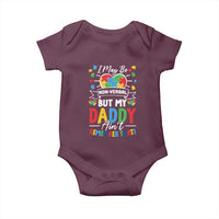 I May Be Non Verbal But My Daddy Ain't Remember That Baby Onesie Autism Awareness Dad