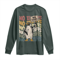 Funny Resist Penguins Long Sleeve Shirt No Tariffs On Penguin