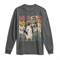 Funny Resist Penguins Long Sleeve Shirt No Tariffs On Penguin