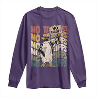 Funny Resist Penguins Long Sleeve Shirt No Tariffs On Penguin