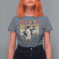 Funny Resist Penguins T Shirt For Women No Tariffs On Penguin