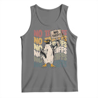 Funny Resist Penguins Tank Top No Tariffs On Penguin
