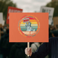 Funny Hands Off Protest Sign Resist Vintage Statue Of Liberty - Wonder Print Shop