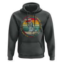Funny Hands Off Hoodie Resist Vintage Statue Of Liberty