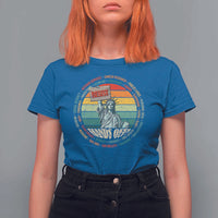 Funny Hands Off T Shirt For Women Resist Vintage Statue Of Liberty