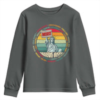 Funny Hands Off Youth Sweatshirt Resist Vintage Statue Of Liberty
